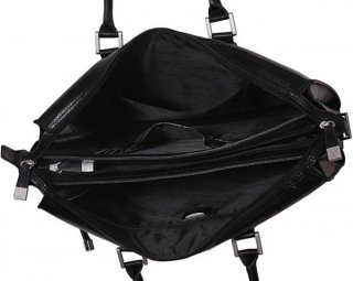 Кожаная деловая сумка Vip Collection Y 608 Black
