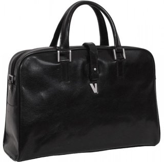 Кожаная деловая сумка Vip Collection Y 6589 Black