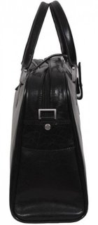 Кожаная деловая сумка Vip Collection Y 6589 Black