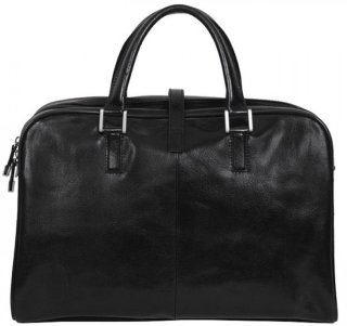 Кожаная деловая сумка Vip Collection Y 6589 Black