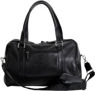 Кожаная дорожная сумка 20 л Vip Collection 1609 Black Flotar