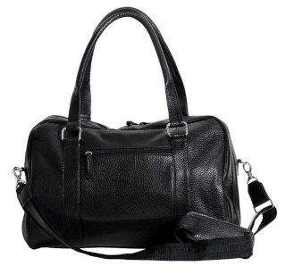 Кожаная дорожная сумка 20 л Vip Collection 1609 Black Flotar