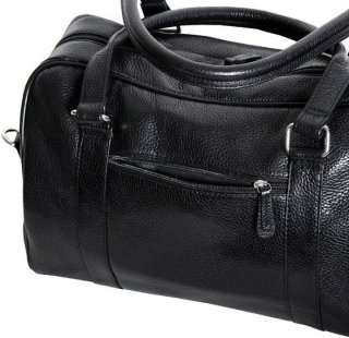 Кожаная дорожная сумка 20 л Vip Collection 1609 Black Flotar