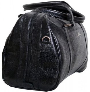 Кожаная дорожная сумка 20 л Vip Collection 1609 Black Flotar