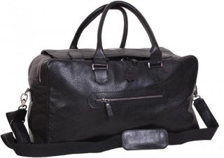 Шкіряна дорожня сумка 27 л Vip Collection 1605 Black Flotar