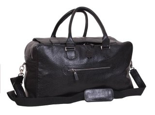 Шкіряна дорожня сумка 27 л Vip Collection 1605 Black Flotar