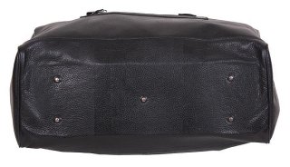 Шкіряна дорожня сумка 27 л Vip Collection 1605 Black Flotar