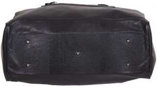 Шкіряна дорожня сумка 27 л Vip Collection 1605 Black Flotar