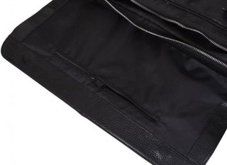 Шкіряна дорожня сумка 27 л Vip Collection 1605 Black Flotar