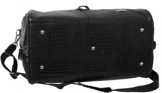 Шкіряна дорожня сумка 45 л Vip Collection 36490 Black Croco