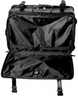 Кожаная дорожная сумка на 2-х колесах 32 л Vip Collection 5225 Black