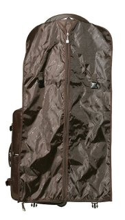 Кожаная дорожная сумка на 2-х колесах 32 л Vip Collection 5225 Brown