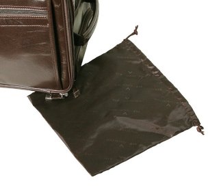 Кожаная дорожная сумка на 2-х колесах 32 л Vip Collection 5225 Brown