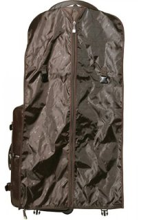 Кожаная дорожная сумка на 2-х колесах 32 л Vip Collection 5225 Brown