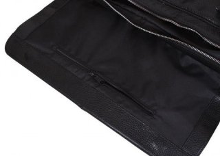 Кожаная дорожная сумка Vip Collection 27 л черная