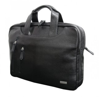 Кожаная сумка для ноутбука 15,6” Vip Collection 241 Black flotar