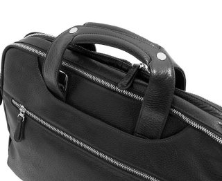 Кожаная сумка для ноутбука 15,6” Vip Collection 241 Black flotar