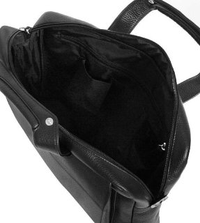 Кожаная сумка для ноутбука 15,6” Vip Collection 306 Black flotar