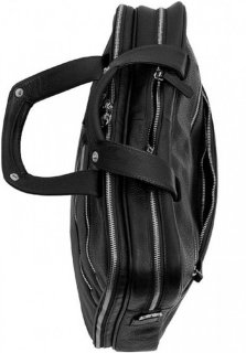 Кожаная сумка для ноутбука 15,6” Vip Collection 37922 Black flotar