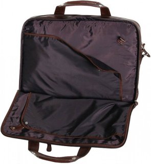 Кожаная сумка для ноутбука 15,6” Vip Collection 37922 Brown Dixy