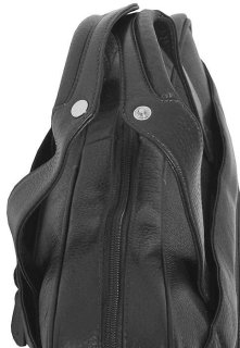 Кожаная сумка для ноутбука 15,6” Vip Collection 50104 Black flotar