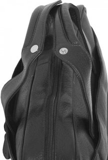 Кожаная сумка для ноутбука 15,6” Vip Collection 50104 Black flotar