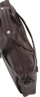 Кожаная сумка для ноутбука 15,6” Vip Collection 50104 Brown flotar