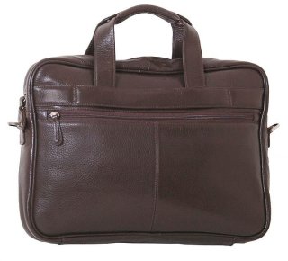 Кожаная сумка для ноутбука 15,6” Vip Collection 50104 Brown flotar