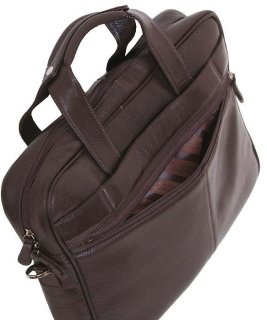 Кожаная сумка для ноутбука 15,6” Vip Collection 50104 Brown flotar