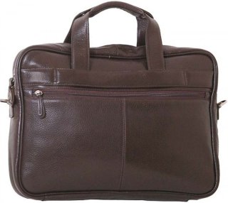 Кожаная сумка для ноутбука 15,6” Vip Collection 50104 Brown flotar