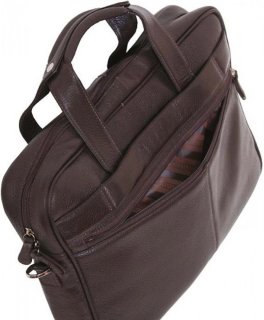 Кожаная сумка для ноутбука 15,6” Vip Collection 50104 Brown flotar