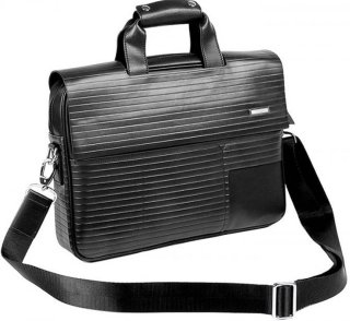 Кожаная сумка для ноутбука 15,6” Vip Collection V 402 Black Business Collection