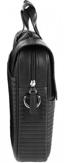 Кожаная сумка для ноутбука 15,6” Vip Collection V 402 Black Business Collection