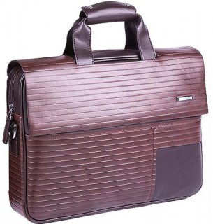 Шкіряна сумка для ноутбука 15,6” Vip Collection V 402 Brown Business Collection