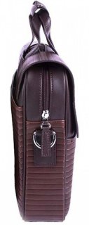 Кожаная сумка для ноутбука 15,6” Vip Collection V 402 Brown Business Collection