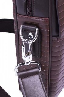 Кожаная сумка для ноутбука 15,6” Vip Collection V 402 Brown Business Collection