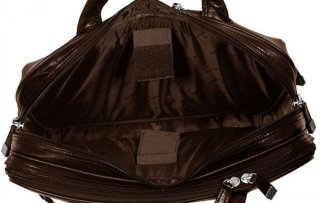 Кожаная сумка для ноутбука 15,6” Vip Collection Y 37922 Brown