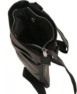 Кожаная сумка Vip Collection 1416 Black flоtar