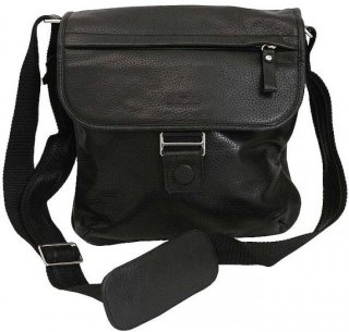 Шкіряна сумка Vip Collection 1417 Black flotar