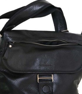 Кожаная сумка Vip Collection 1417 Black flotar