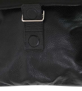 Кожаная сумка Vip Collection 1417 Black flotar