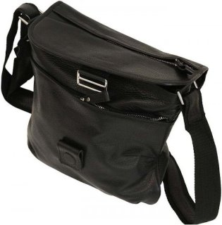 Кожаная сумка Vip Collection 1417 Black flotar