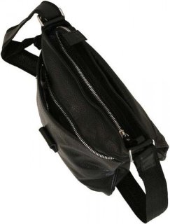 Кожаная сумка Vip Collection 1417 Black flotar