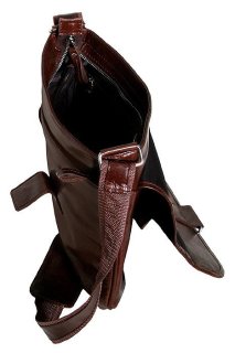 Шкіряна сумка Vip Collection 1417 Brown Dixy