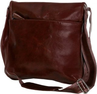 Шкіряна сумка Vip Collection 1417 Brown Dixy
