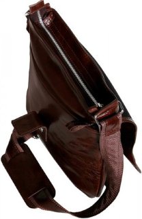 Шкіряна сумка Vip Collection 1417 Brown Dixy