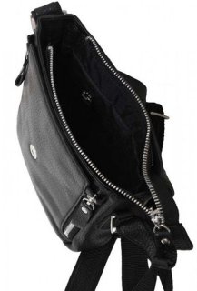 Кожаная сумка Vip Collection 1420 Black flotar