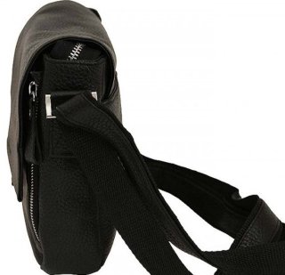 Кожаная сумка Vip Collection 1420 Black flotar