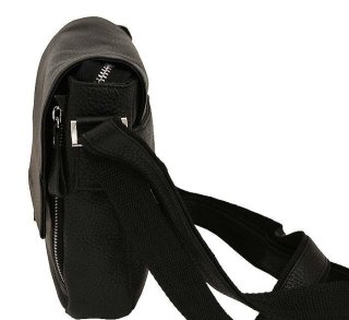 Кожаная сумка Vip Collection 1420 Black flotar