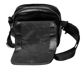 Шкіряна сумка Vip Collection 1423 Black flotar